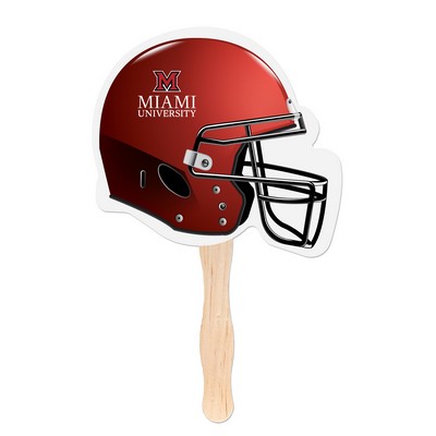 Football Helmet Shaped Hand Fan